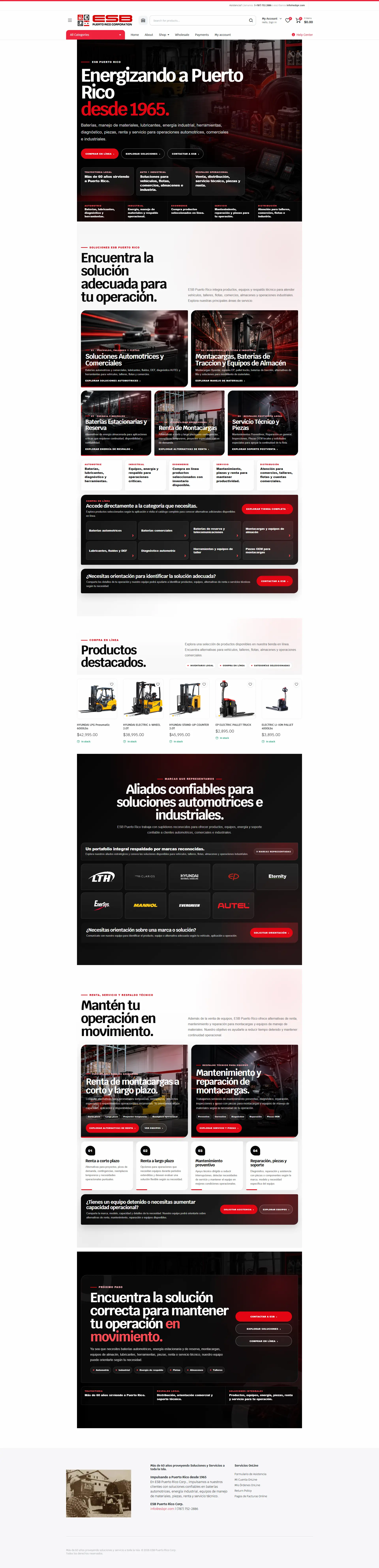 Preview de ESB Puerto Rico — E-Commerce Baterías de Auto a Medida
